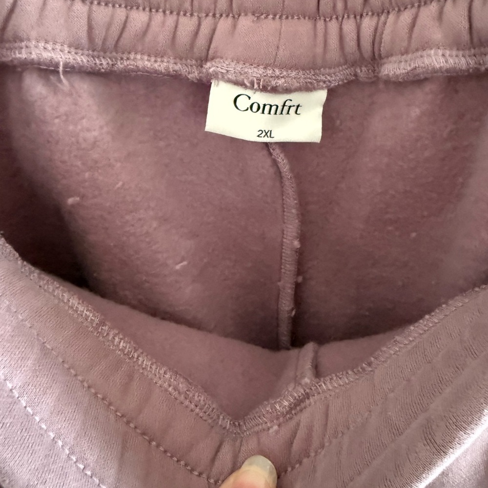 Women's Dusty Rose comfrt matching set - Hoodie and Pants - Picture 7 of 15